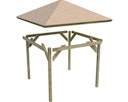 Vorschaubild Karibu 4-Eck Pavillon Holm 1/2 kesseldruckimprägniert