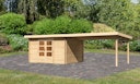 Vorschaubild Karibu Woodfeeling Gartenhaus Bastrup 7 naturbelassen - 28 mm