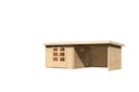 Vorschaubild Karibu Woodfeeling Gartenhaus Trittau 3/4/5 inkl. 300 cm Anbaudach - 38 mm