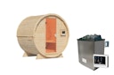 Vorschaubild Karibu Saunahaus Fasssauna 1 - 38 mm inkl. gratis Sauna-Zubehörset im Wert von 234,94 €