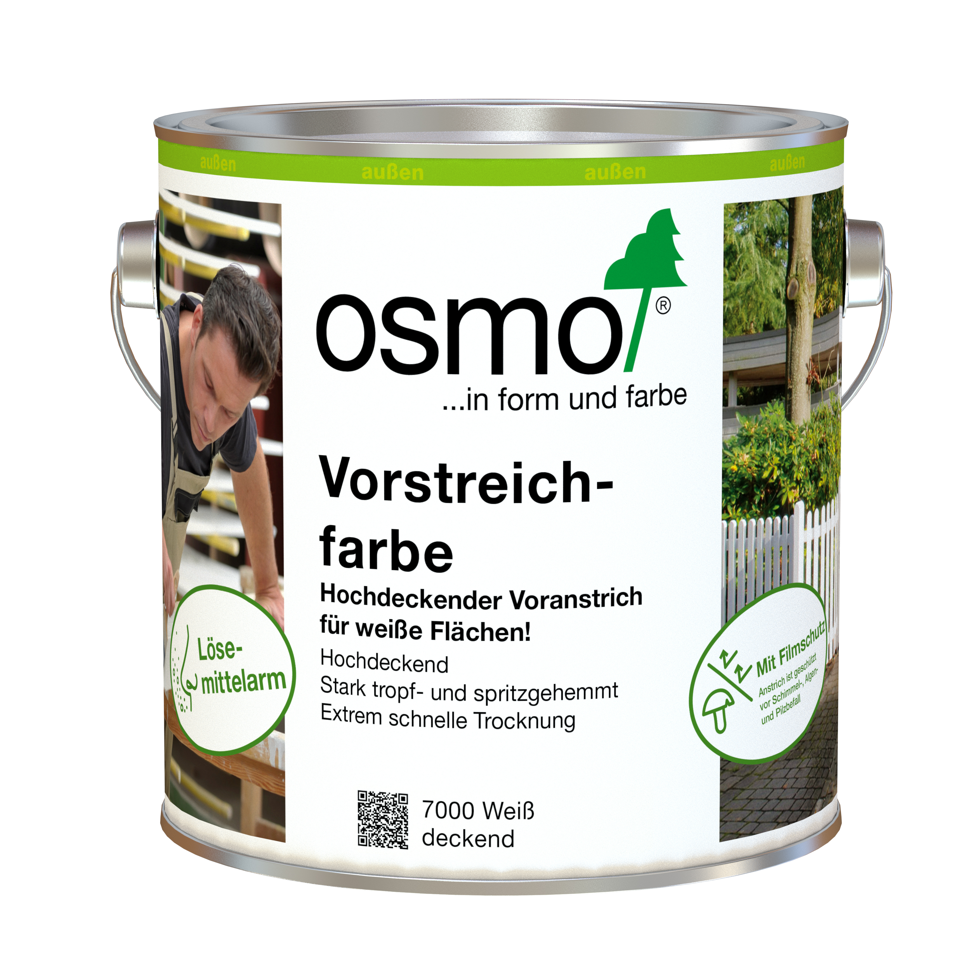 Osmo Vorstreichfarbe weiß deckend 7000