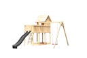 Vorschaubild Akubi Stelzenhaus Frieda mit Wellenrutsche, Doppelschaukelanbau und Anbauplattform