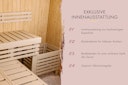 Vorschaubild Karibu Sauna Avari 3 Superior mit Fronteinstieg 68 mm