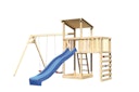 Vorschaubild Akubi Kinderspielturm Anna mit Pultdach inkl. Doppelschaukel, Anbauplattform, Wellenrutsche und Kletterwand