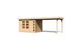 Vorschaubild Karibu Woodfeeling Gartenhaus Kerko 3/4/5/6 mit 280 cm Schleppdach - 19 mm