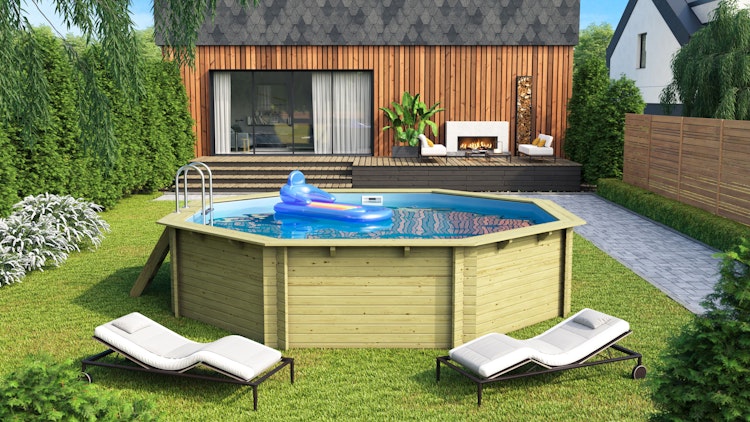 Karibu Pool Modell 3 A - kesseldruckimprägniert