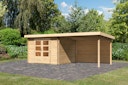 Vorschaubild Karibu Woodfeeling Gartenhaus Bastrup 5 naturbelassen - 28 mm