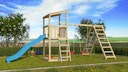 Vorschaubild Akubi Kinderspielturm Anna mit Pultdach inkl. Wellenrutsche, Doppelschaukel und Klettergerüst