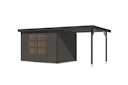 Karibu Metall-Holzgartenhaus Hybridhaus Jupiter A/B/C/D - 19 mm/0,5 mm