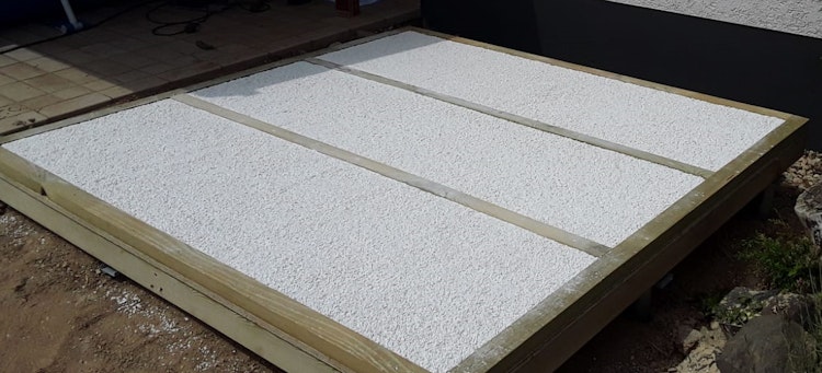 Fußboden Dämmungspaket für Gartenhäuser/Saunahäuser von 0-3 m² Innenfläche