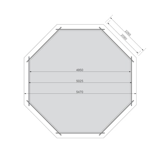Karibu Pool Modell 3 A - kesseldruckimprägniert