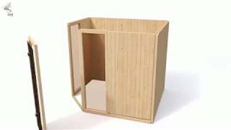 Karibu Multifunktions-Sauna Ava inkl. Infrarotstrahler mit Eckeinstieg 68 mm Karibu Multifunktions-Sauna Ava inkl. Infrarotstrahler mit Eckeinstieg 68 mm