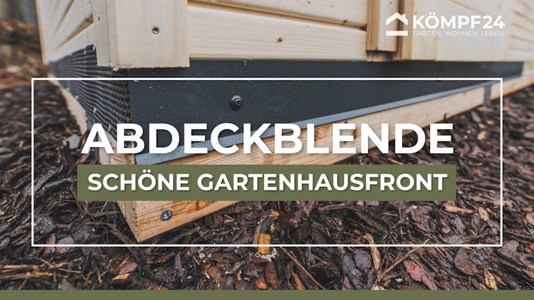 Abdeckblende 80 mm für Gartenhaus/Saunahaus Fundamentbalken anthrazit Abdeckblende 80 mm für Gartenhaus/Saunahaus Fundamentbalken anthrazit