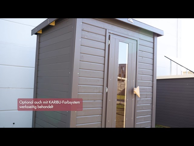 Karibu Gartensauna Saunahaus Hytti 3