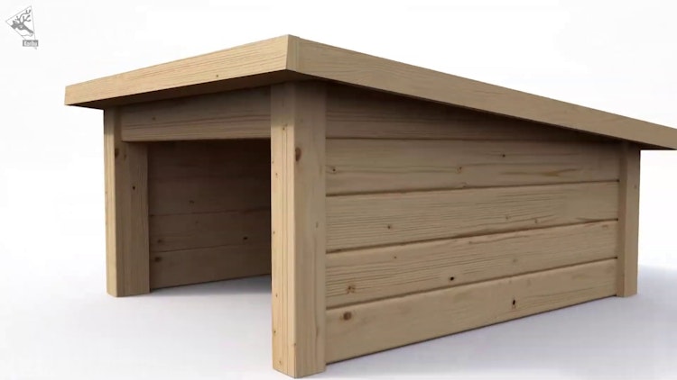 Karibu Woodfeeling Rasenmähroboterhaus 1 Pultdach - B 73 x T 77 cm - 19 mm Karibu Woodfeeling Rasenmähroboterhaus 1 Pultdach - B 73 x T 77 cm - 19 mm