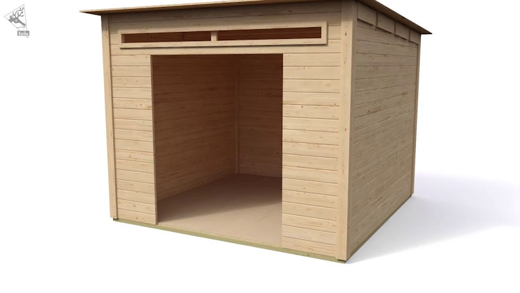 Karibu Woodfeeling Gartenhaus Kandern 6/7 mit 300 cm Schleppdach/Seiten- und Rückwand Karibu Woodfeeling Gartenhaus Kandern 6/7 mit 300 cm Schleppdach/Seiten- und Rückwand
