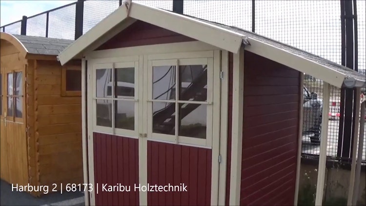 Karibu Woodfeeling Gartenhaus Amberg 2/3/4/5 naturbelassen - 19 mm Karibu Woodfeeling Gartenhaus Amberg 2/3/4/5 naturbelassen - 19 mm