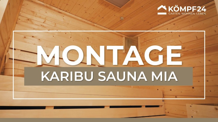 Karibu Woodfeeling Sauna Mia - 38 mm Massivholz Aktionssauna Karibu Woodfeeling Sauna Mia - 38 mm Massivholz Aktionssauna