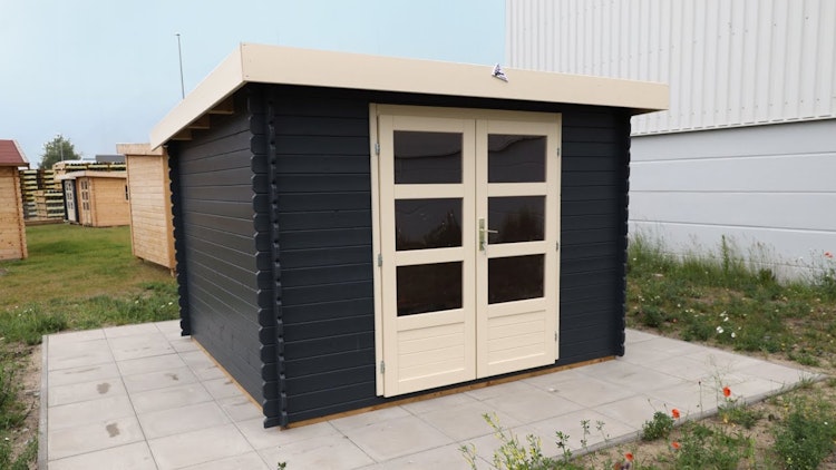 Karibu Woodfeeling Gartenhaus Bastrup 5 naturbelassen - 28 mm Karibu Woodfeeling Gartenhaus Bastrup 5 naturbelassen - 28 mm