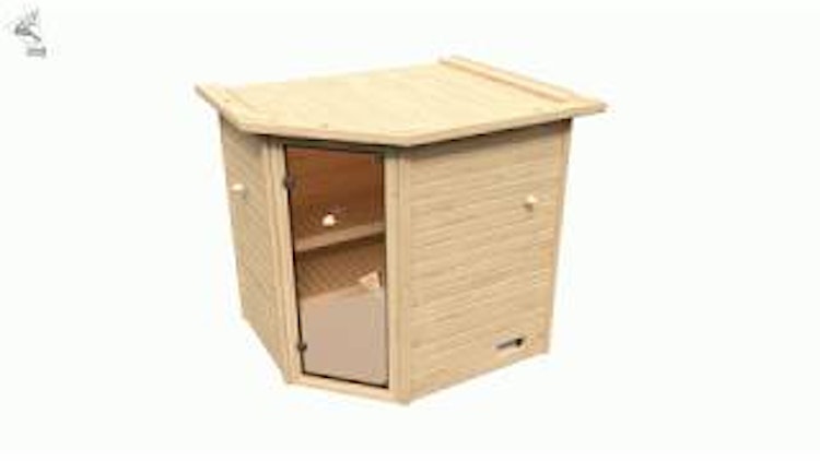 Karibu Woodfeeling Sauna Mia - 38 mm Massivholz Aktionssauna Karibu Woodfeeling Sauna Mia - 38 mm Massivholz Aktionssauna